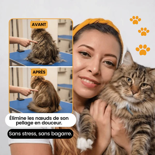 Tondeuse Anti-Nœuds Silencieuse FeliTrim™ Pro