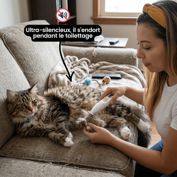Tondeuse Anti-Nœuds Silencieuse FeliTrim™ Pro